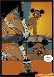  bumblebee bumblebee_vs_dr_light comic comics-toons dc_comics dcau doggy_position dr_light dr_light_(dc) okunev teen_titans vaginal 