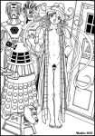  cybermen dalek doctor_who fishmen_of_carpantha fourth_doctor genderswap k-9 k-9_(doctor_who) madoc rule_63 silurian tardis the_doctor 