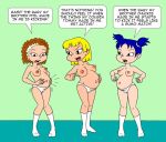 all_grown_up angelica_pickles breasts cameltoe erect_nipples huge_breasts kimi_finster lil_deville manuel_hogflogger nipples panties pregnant rugrats small_breasts topless