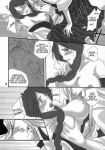 bleach comic jushiro_ukitake monochrome retsu_unohana