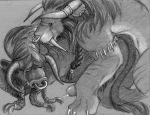 beastiality druid monochrome tauren world_of_warcraft