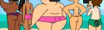  ass beth_(tdi) big_ass black_hair brown_hair bubble_butt cartoon_network dark_skin earring eva_(tdi) freckles katie_(tdi) leshawna_(tdi) nerd panties ponytail printed_panties sadie_(tdi) star_print tan tan_line thick_thighs thong topless total_drama_island underwear 