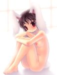  big_breasts bunny_ears nude_female sitting tewi_inaba touhou 