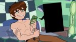 1boy ben_10 ben_tennyson fapping masturbation masturbation phone