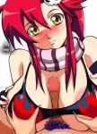 breast_grab breasts erection huge_breasts paizuri penis simon temple tengen_toppa_gurren_lagann yoko_littner