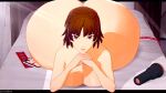  1girl ass atlus big_breasts bottom_heavy breasts cyshen female_only gigantic_ass huge_ass human looking_at_viewer makoto_niijima megami_tensei nude persona persona_5 solo_female wide_hips 