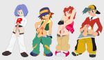  4boys big_breasts black_hair character_request creatures_(company) ethan_(pokemon) game_freak gold_(pokemon) grey_eyes hibiki_(pokemon) huge_breasts humans_of_pokemon james_(pokemon) kojiro_(pokemon) long_hair male male_protagonist_(pokemon_crystal) nintendo no_underwear penis pink_hair pokemon pokemon_(anime) pokemon_(game) pokemon_crystal pokemon_heartgold_and_soulsilver pokemon_hgss pokemon_snap red_hair team_rocket todd_(pokemon) todd_snap 