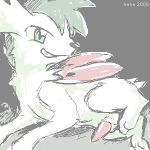  erection furry irene_(artist) looking_at_viewer pokemon shaymin 