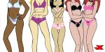  american_dragon:_jake_long black_hair black_panties blonde_hair blue_bra blue_panties bow_panties bra dark_skin hair haley_long heart jk jk_(artist) kara_(american_dragon) long_hair panties pink_bra pink_panties printed_panties purple_bra purple_panties red_hair rose_(huntsgirl) sara_(american_dragon) short_hair the_oracle_twins trixie_carter underwear 