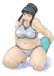  1girl black_hair breasts itou_yukino mossi555 plump rd_sennou_chousashitsu real_drive yukino_itou 