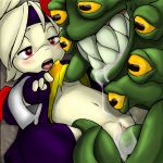  cum final_fantasy_(series) furry interracial interspecies malboro moogle paige_(artist) penis red_eyes red_scales scalie size_difference vaginal white_fur 