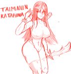 ass big_ass big_breasts breasts katarina_du_couteau league_of_legends looking_at_viewer smile taimanin_asagi