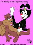 animaniacs ass cum dot_warner ejaculation erect_nipples erection fingering flat_chest hairless_pussy handjob kthanid kthanid_(artist) mutual_masturbation nipples nude penis pussy pussy_juice skippy_squirrel spread_legs warner_brothers