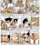 comic dragon_ball_z gay krillin son_gokuu tezuka998