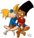 arnold_shortman best_friends bottomless erection gerald_johanssen handjob hey_arnold! interracial male_only mutual_handjob mutual_masturbation penis smile spread_legs tezuka998 yaoi