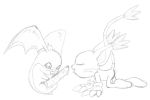  digimon gatomon patamon tagme 