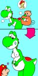 baby_mario impregnation interspecies mario nintendo super_mario_64 super_mario_bros. ukiki_(mario_64) yoshi yoshi's_island