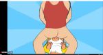 1-up 1_up 1boy 1girl ass bottomless breasts fellatio from_behind implied_fellatio implied_oral koopa koopa_troopa koopa_troopa_girl minus8 nintendo oral score watermark xvideos