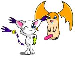  angelgatomon digimon gatomon patamon tailmon 