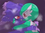 anthro anthrofied blush furry gardevoir hat mismagius nintendo pokemon red_eyes saliva witch witch_hat yuri