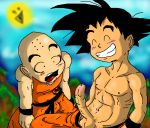  dragon_ball erection krillin looking_at_penis son_goku tezuka998 yaoi 