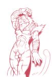 1boy breath_of_fire_ii dalus fur furry muscular_male penis tiga_(breath_of_fire_ii) tiger