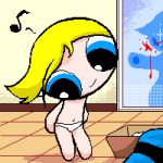  blonde_hair blood blue_eyes boomer_(ppg) bubbles_(ppg) cartoon_network powerpuff_girls rowdyruff_boys twintails 