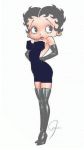 animated betty_boop betty_boop_(series) big_breasts gif grey_skin