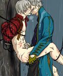 2boys dante devil_may_cry gay male male_only vergil yaoi