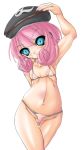  blue_eyes caseal_(phantasy_star) lou_(phantasy_star) mostly_nude nude_female phantasy_star phantasy_star_universe pink_hair sega 