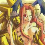  artist_request big_breasts breast_grab breath_of_fire breath_of_fire_iii glasses grabbing_from_behind momo momo_(breath_of_fire) rei rei_(breath_of_fire) tagme 