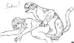  beastiality disney haretrinity jaguar rule_63 sabor tarzan tarzan_(character) 