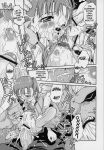 comic digimon jeri_katou leomon monochrome