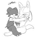 lucario from digimon by c0nnerc00n