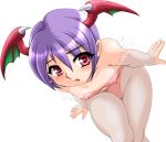  capcom darkstalkers flat_chest flat_chested lilith_aensland succubus toushi_ryoku white_background 