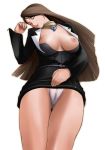 ace_attorney breasts capcom lipstick mia_fey nipples pussy sleeping