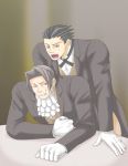 ace_attorney bottomless_male miles_edgeworth phoenix_wright yaoi