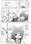  comic craft_lawrence horo monochrome spice_and_wolf 